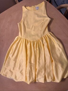 Mauve Yellow Sleeveless Mini Party Dress